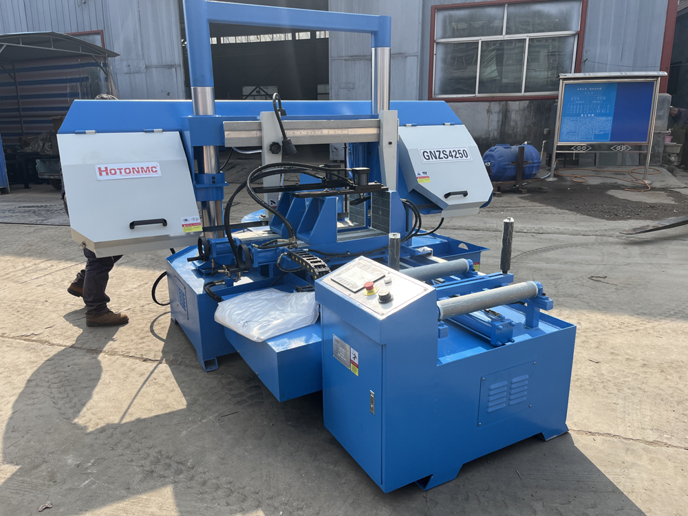 CNC Angle Band Saw GNZS4250  Loaded Containers